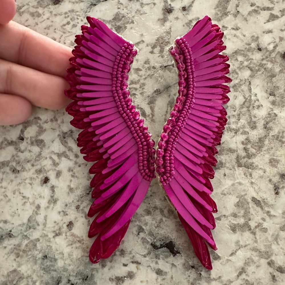 Mignonne Gavigan Madeline Earrings, Pink